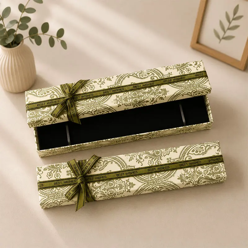 Boîtes Cadeaux Vert & Blanc