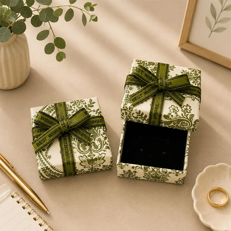 Boîtes Pour Bague Motif Élégant 