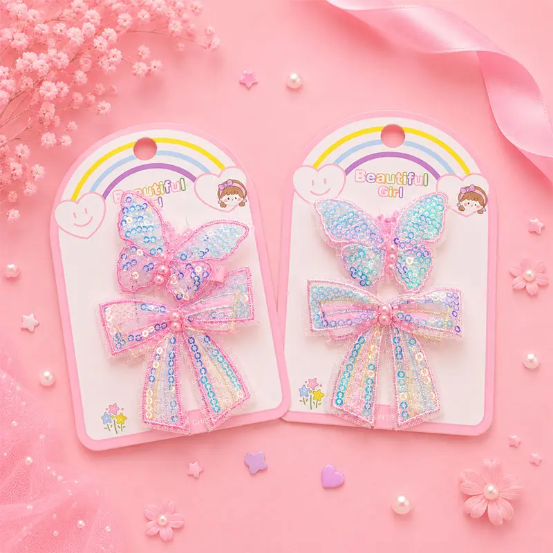 Barrettes Papillon HC14-6