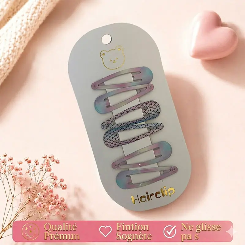 Barrette multicolore 