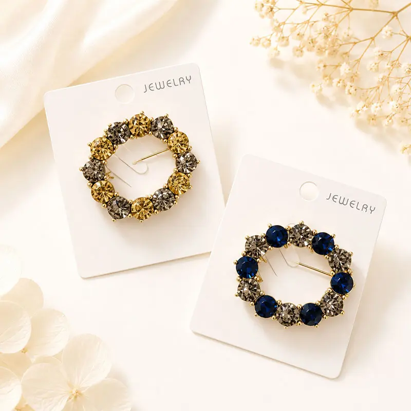 Broche Cercle Strass SS88-84