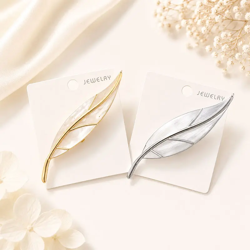 Broche Feuille SS88-3