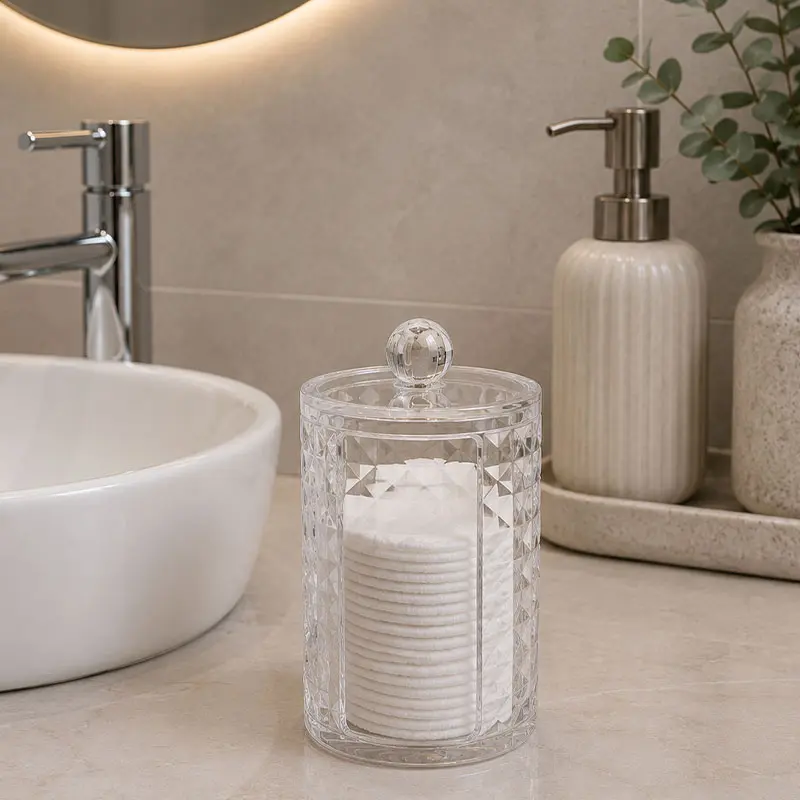 Boîte Rangement Mini pour Coton-Tiges OP2-34