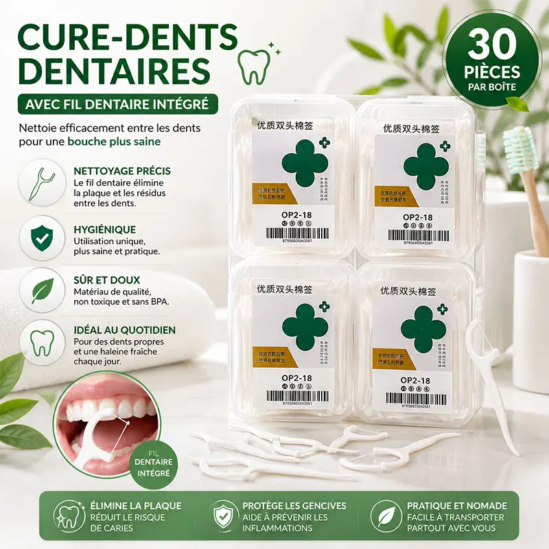 Cure-Dents Dentaires avec Fil OP2-18
