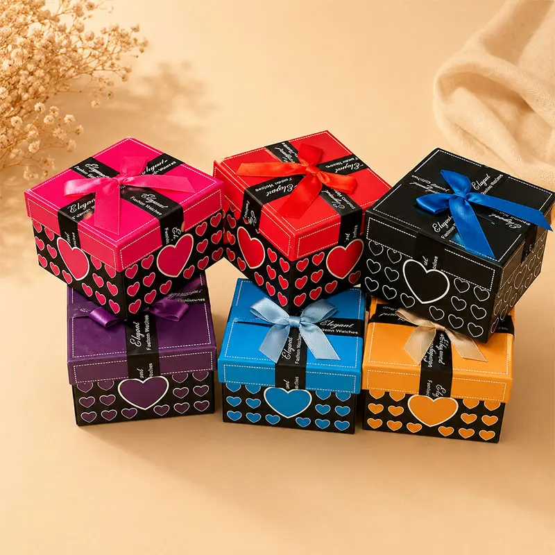 Boîtes Cadeaux avec Papillon Satin GB16-1-X