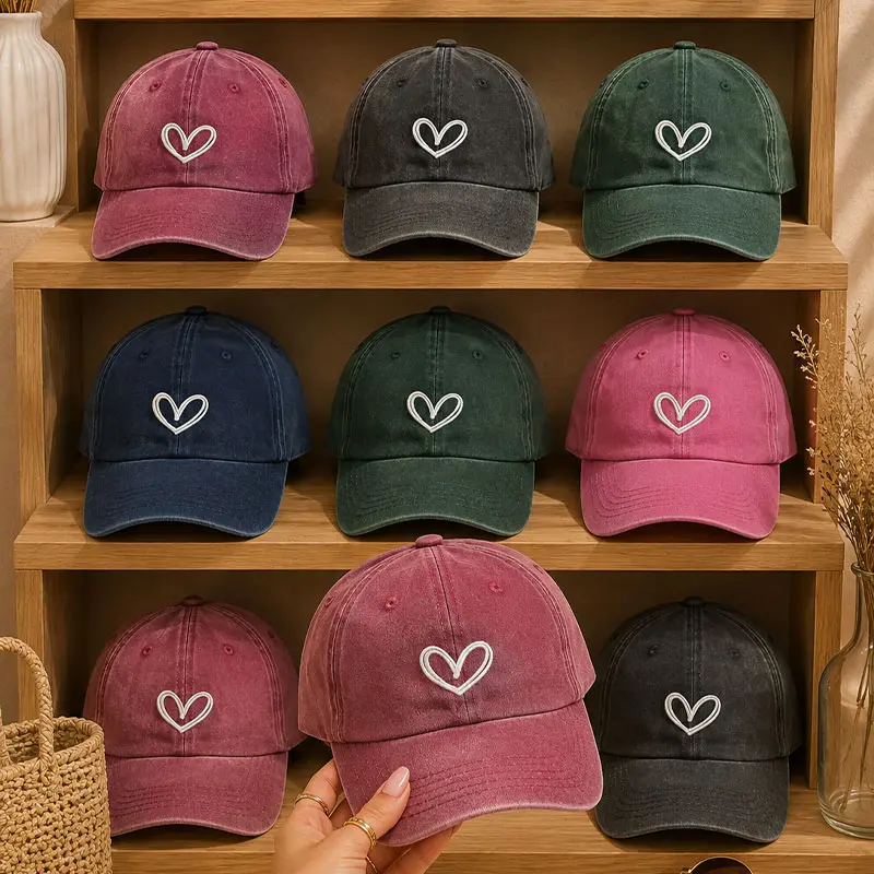 Casquette Cœur Brodé HT1-3