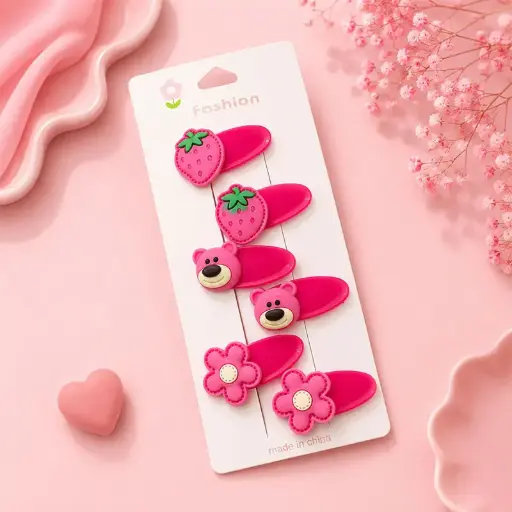 [HC234-6] Barrettes Enfant HC234-6