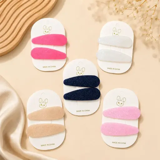 [HC224-1] Barrettes Pailletées Colorées HC224-1