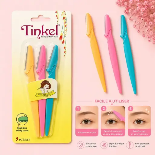 Set Rasoir Visage 3PCS
