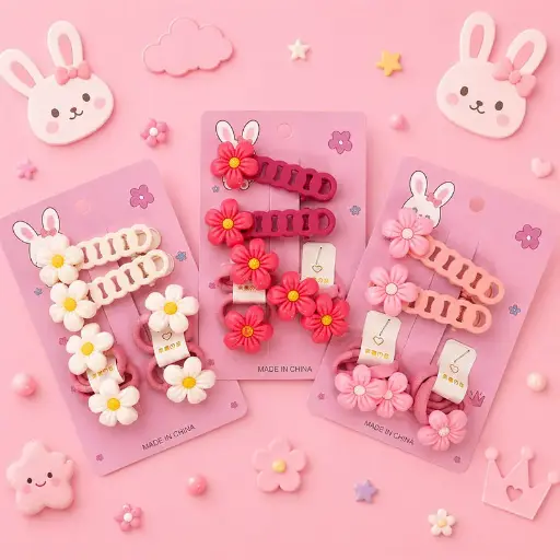 [HC17-1] set Accessoires Fleur Enfant HC17-1