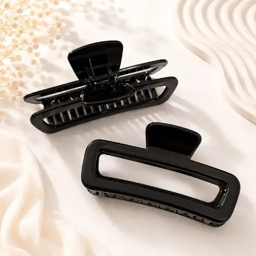 [HC29-11] Pince Rectangle Noir HC29-11