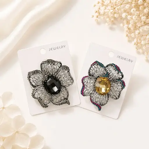 [SS88-40] Broche Papillon Strass SS88-40