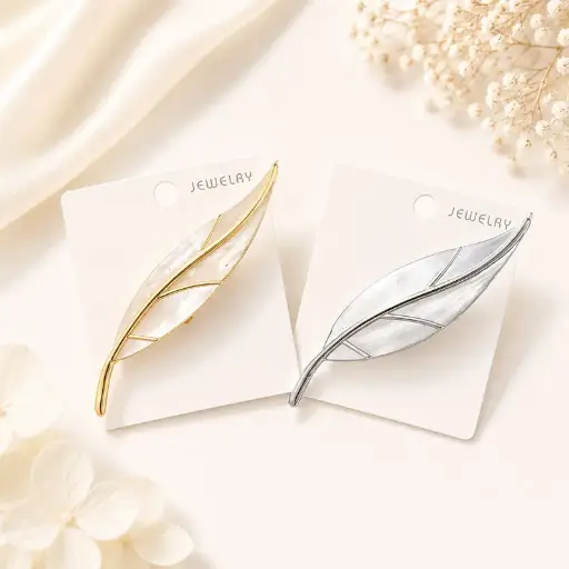 [SS88-3] Broche Feuille SS88-3