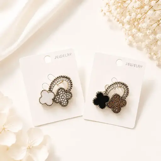 [SS88-48] Broche Trèfle SS88-48