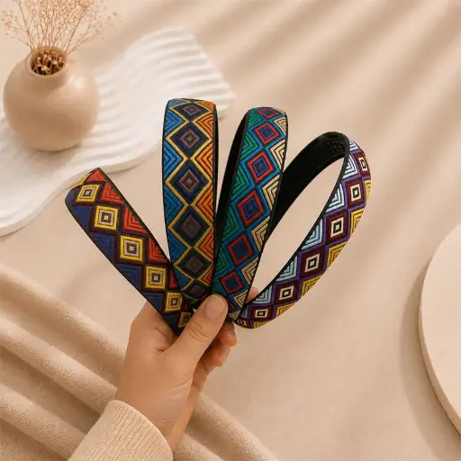 [HC211-2] Serre-têtes Multicolores HC211-2